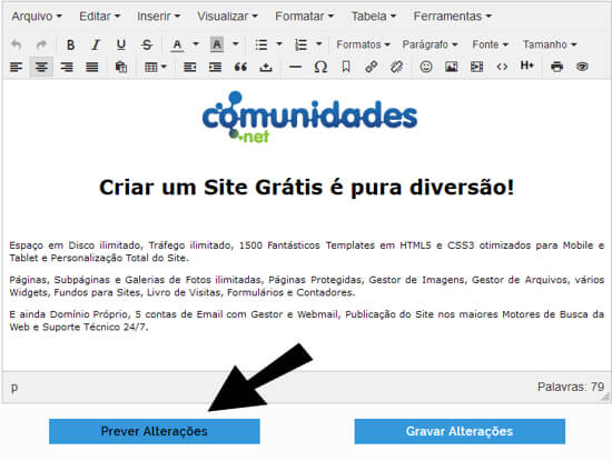Sites Grátis do Comunidades.net